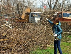 Коллектив Волгодонской городской Думы принял участие в уборке парка Победы